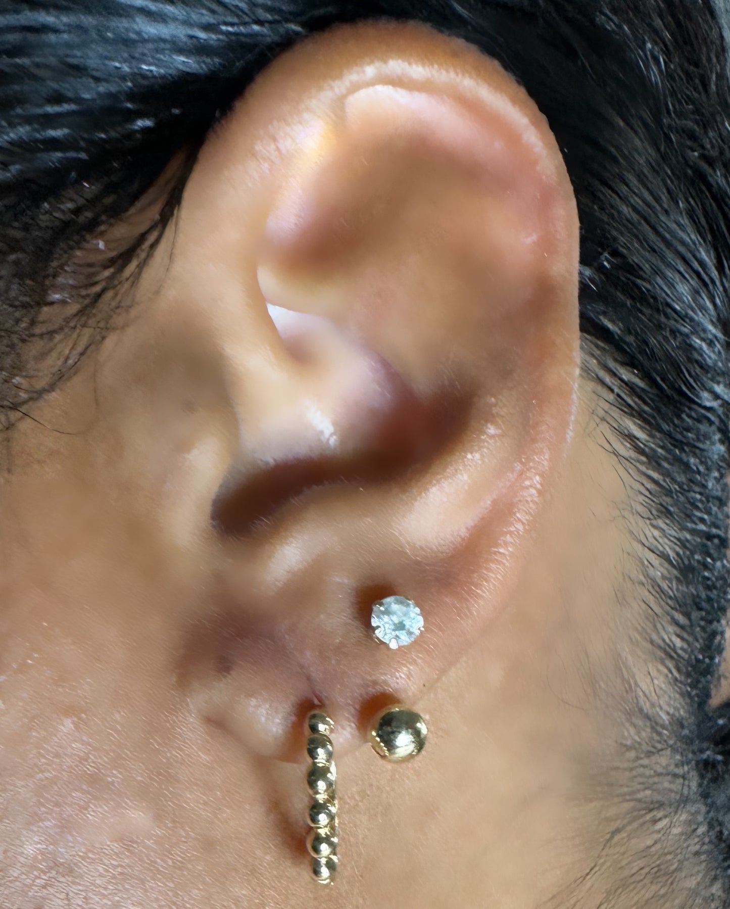 Diamond Ball earring