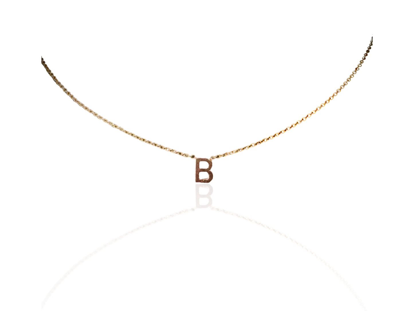 Letter initial necklace