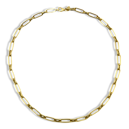Chunky Paperclip 2 Link Necklace 18”