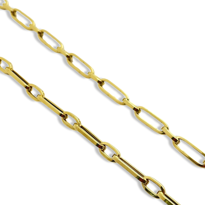 Chunky Paperclip 2 Link Necklace 18”
