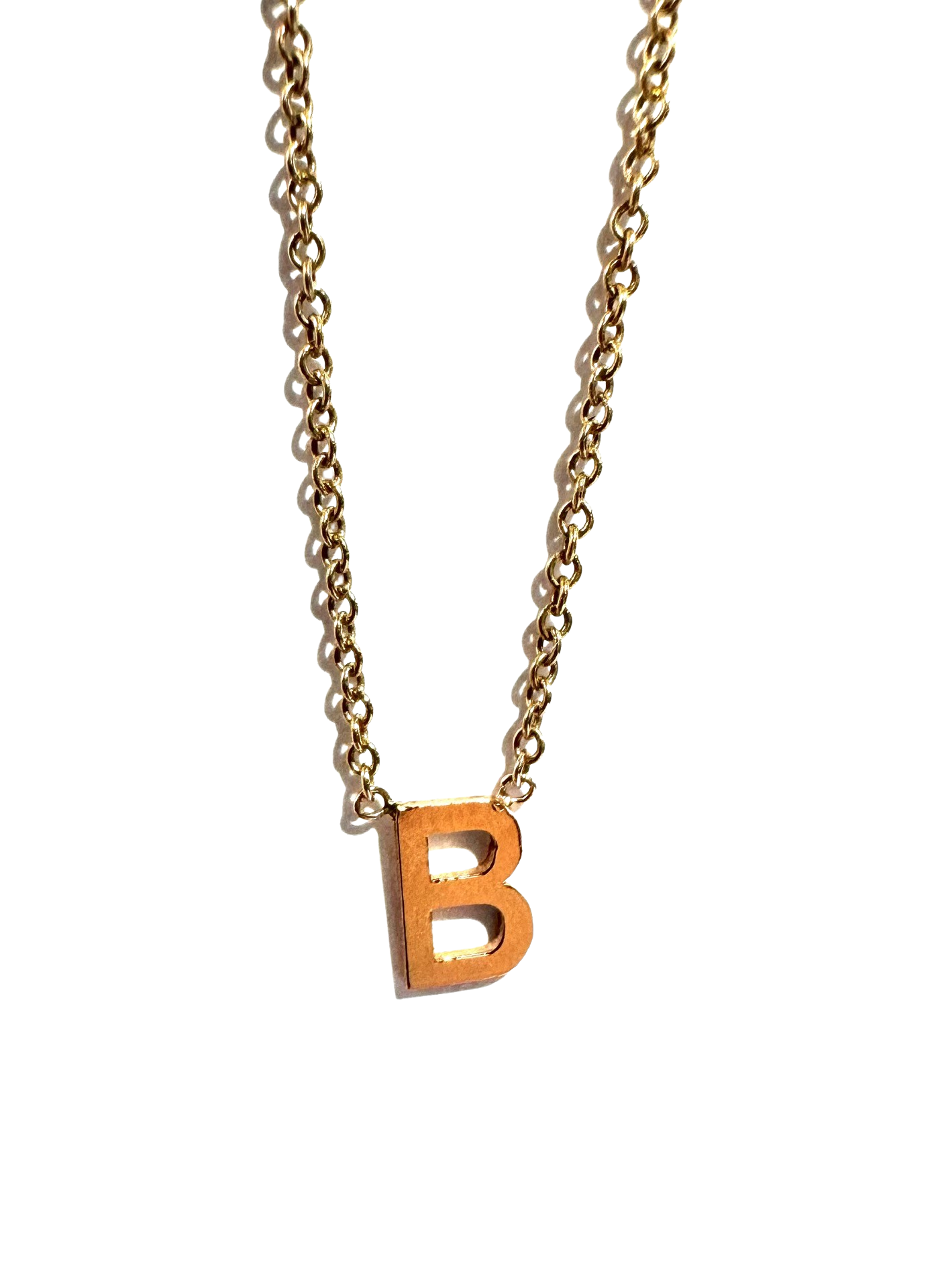Letter initial necklace