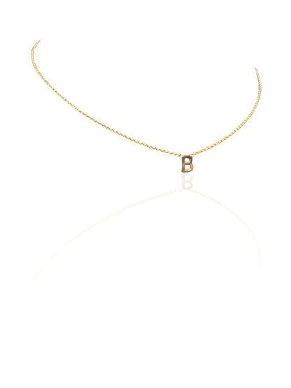 Letter initial necklace