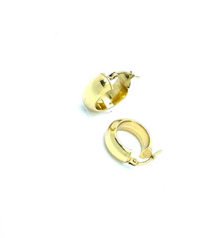 Chunky hoop earrings