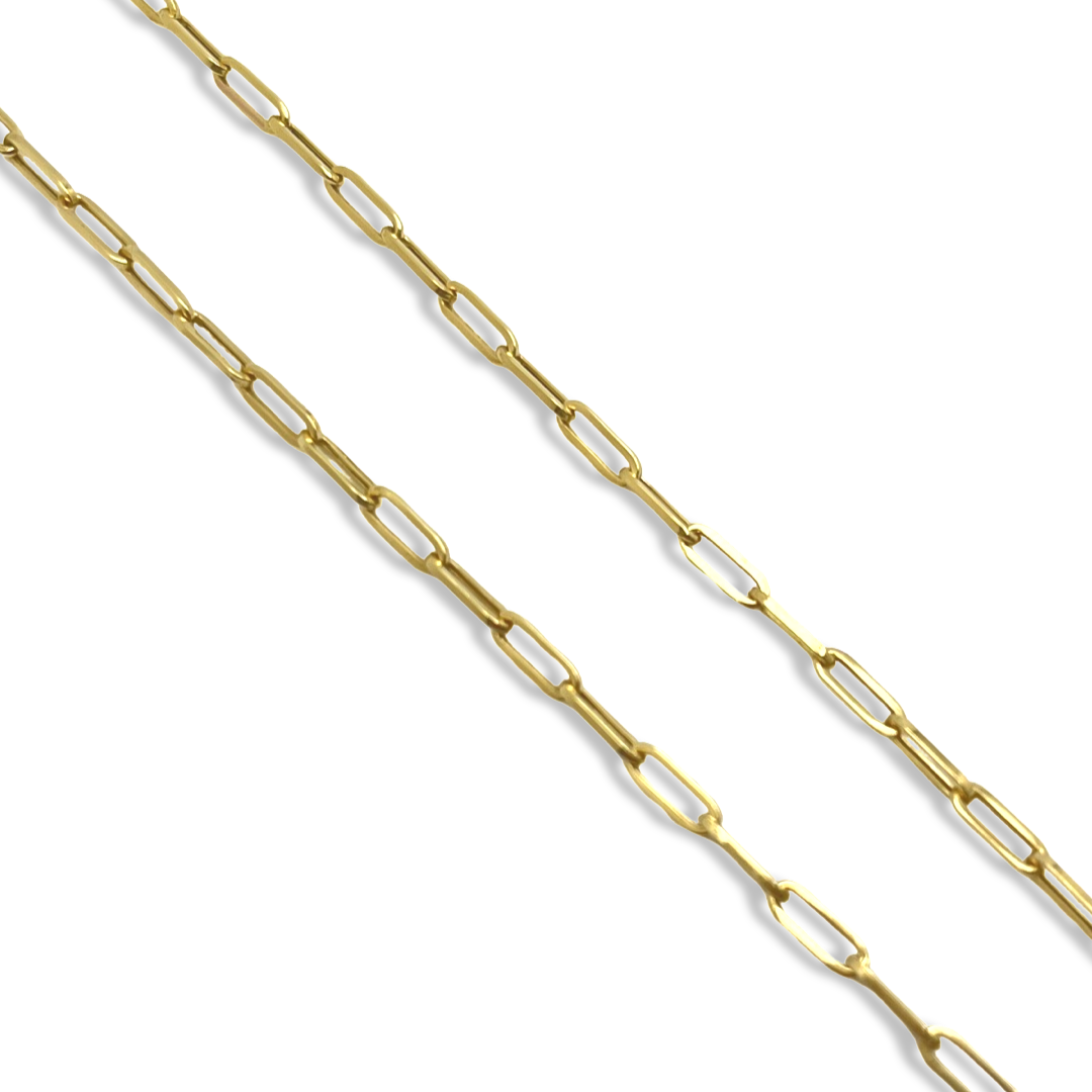 Chunky Paperclip 2 Link Necklace 18”