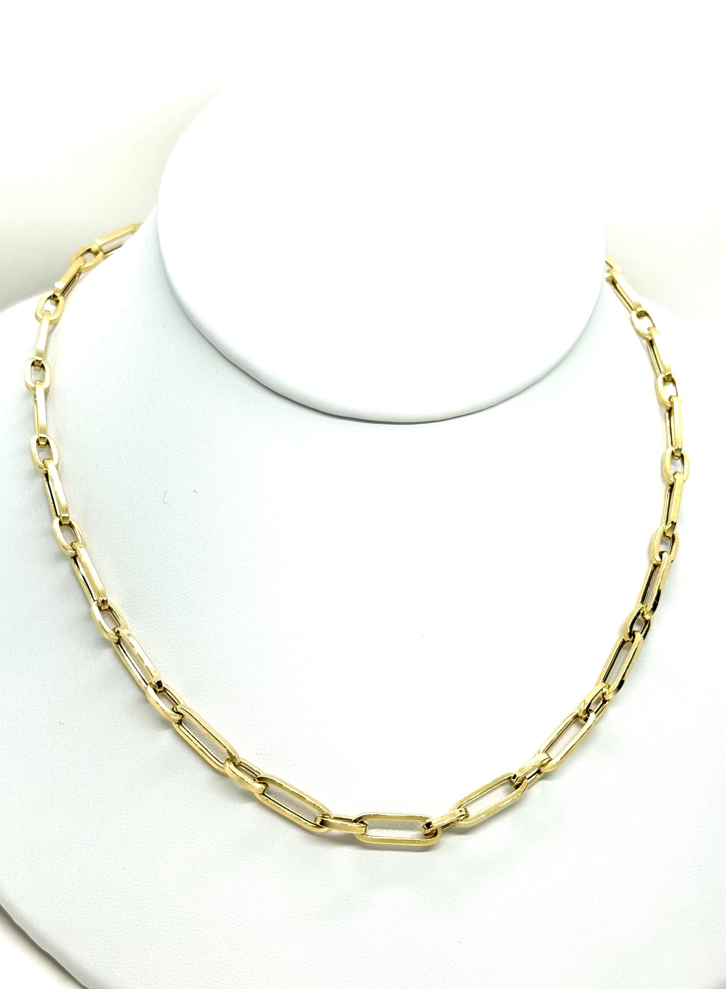 Chunky Paperclip 2 Link Necklace 18”