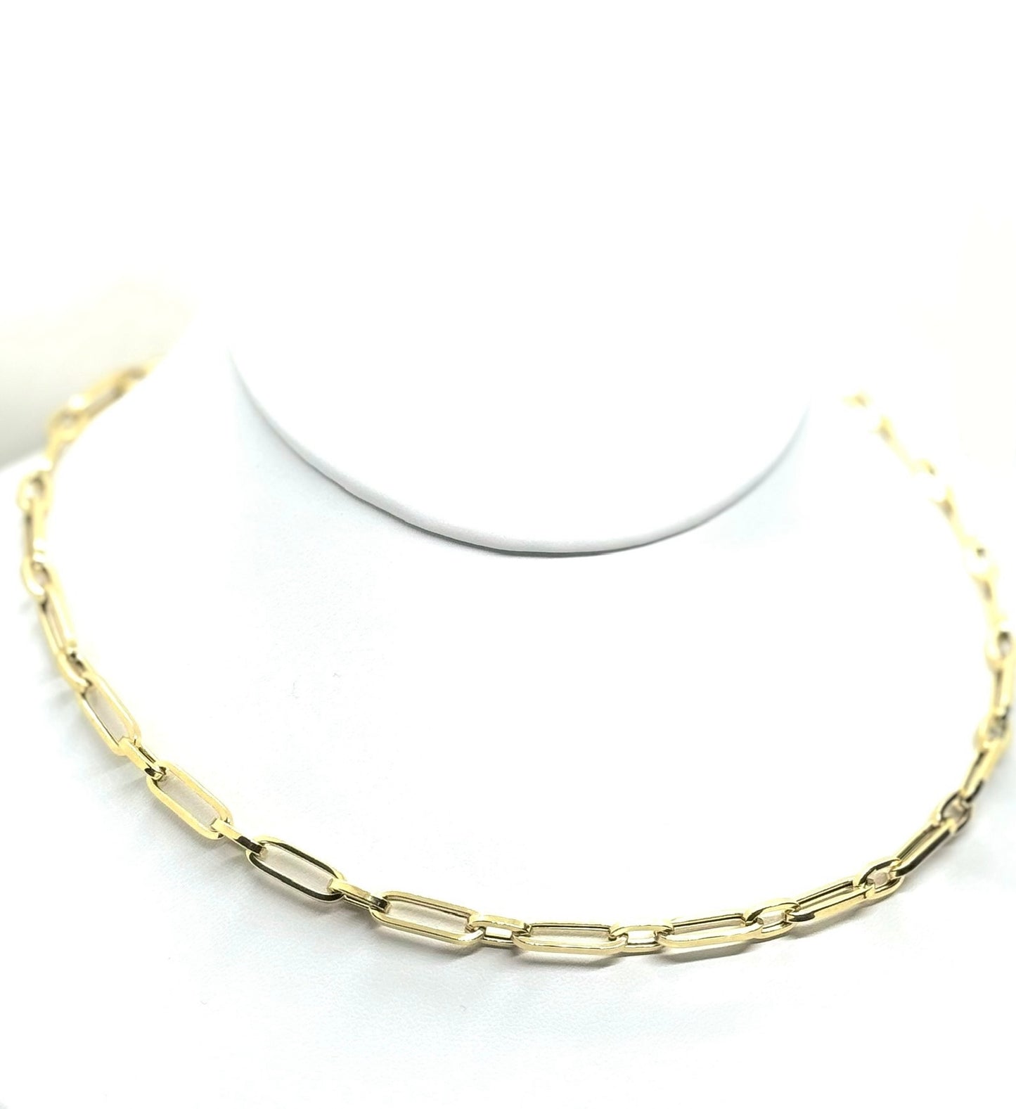 Chunky Paperclip 2 Link Necklace 18”